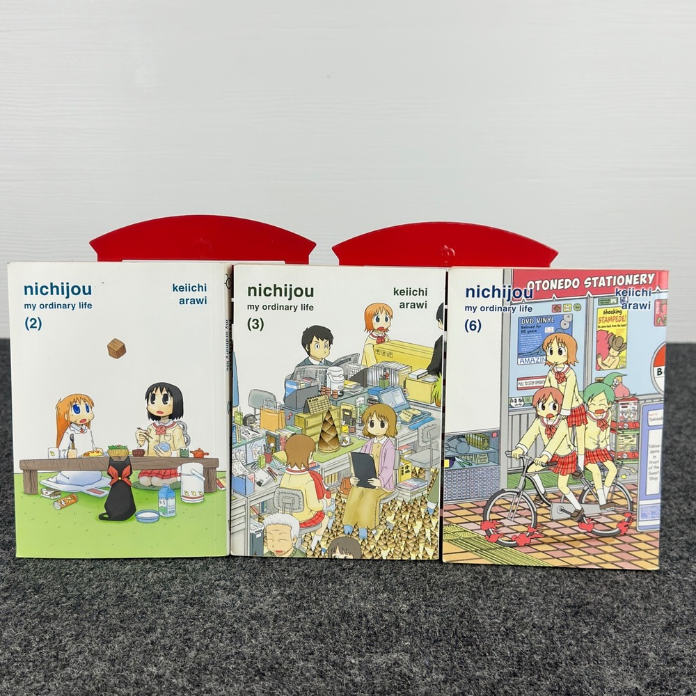Nichijou My Ordinary Life Manga Volumes 2 3 6 Keiichi Arawi Vertical Comics - Picture 9 of 9